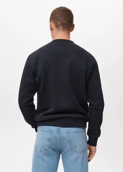 Buzo Sudadera Nola Navy Talla M Hombre Mango