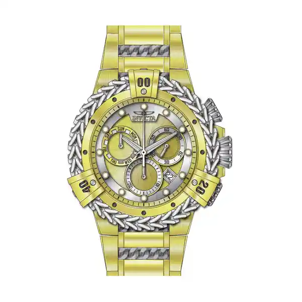 Invicta Reloj Hombre Oro Acero Inv35574