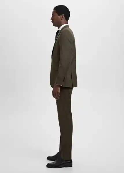 Blazer Americana Milan Khaki Talla 52 Hombre Mango