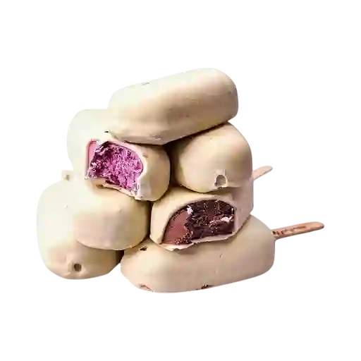 Paleta de Chocolate Belga Blanco