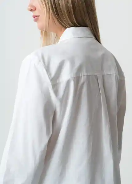 Camisa Mujer Crudo Puro Claro Talla L 513G013 Naf Naf