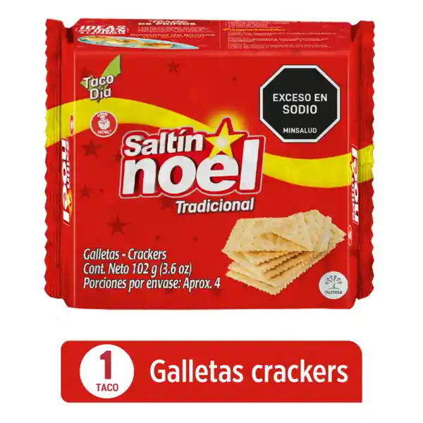 Saltín Noel Galleta Taco