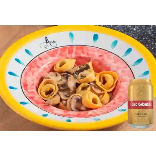 Combo Pasta Alla Panna + Club col. Dorada Lta 330ml