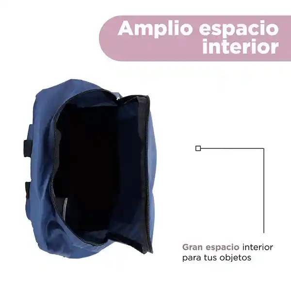 Mochila Básica Azul Miniso