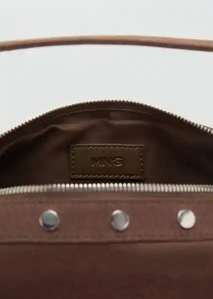Bolso P Dru Chocolate Talla 99 Mujer Mango