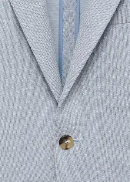 Blazer Americana Verner Celeste Talla 48 Hombre Mango