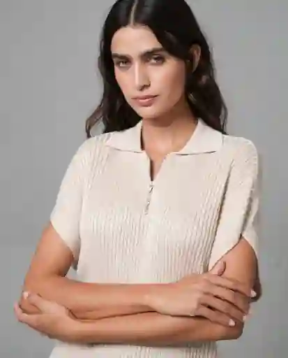 Buzo Mujer Beige M 282G006_BEI141209 Rifle