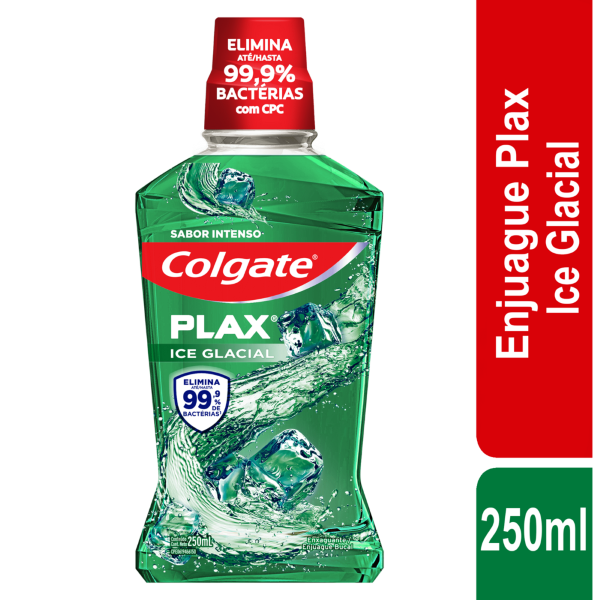 Colgate Plax Glacial Enjuague Bucal 250 ml