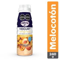 Yogurt Original Melocoton Botella 240 g