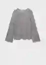 Jersey Netto Plata Talla S Mujer Mango