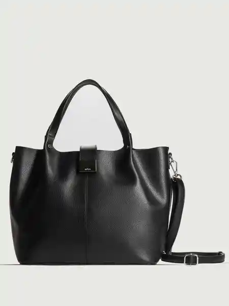 Prüne Cartera de Hombro Shoulder Claire Gr Negro