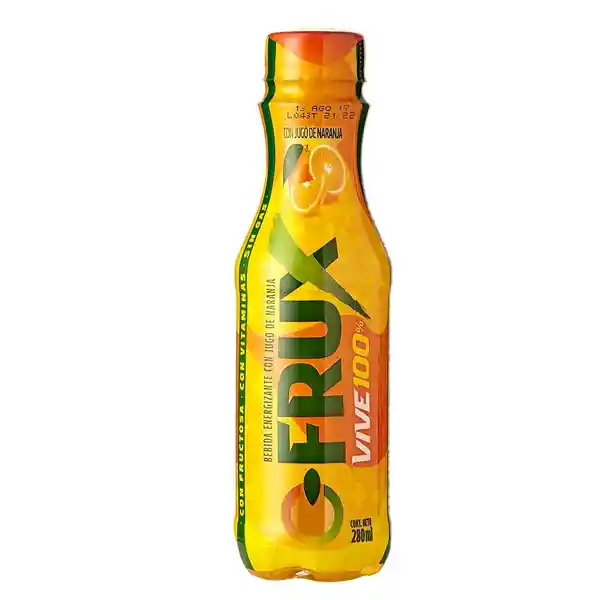 Vive 100 Bebida Energizante Frux Con Jugo Naranja