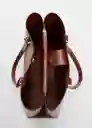 Bolso G Bello Cuero Talla 99 Mujer Mango