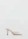 Sandalias Pepym Beige Talla 37 Mujer Mango