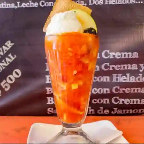 Salpicon con Helado