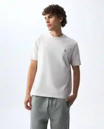 Camiseta Hombre Gris Talla XXL 841G009_GRI134108 Americanino