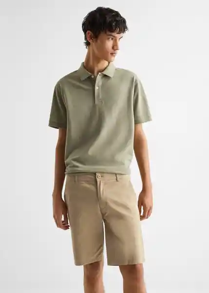 Bermuda Wang Beige Talla 19 Mango Teen Boy Mango