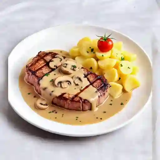 Solomito En Champinones