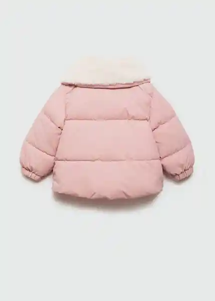 Abrigo Anorak Joyce Rosa Pastel Talla 67 Niñas Mango