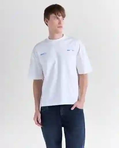 Camiseta Hombre Crudo Talla M 849G034_CRU110607 Americanino