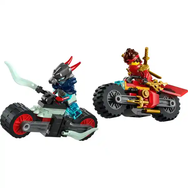 Set Construcción Carrera Relámpago en Moto de Kai Lego