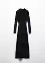 Vestido Princess Negro Talla S Mujer Mango