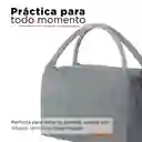 Miniso Lonchera de Color Sólido de Gran Capacidad Gris