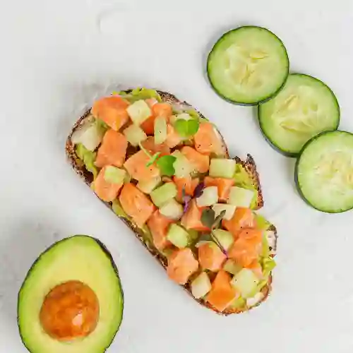 Tostada de Salmón