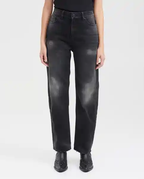 Jean Boy Fit Heri Gris Grafito Ultra Oscuro Talla 10 Chevignon
