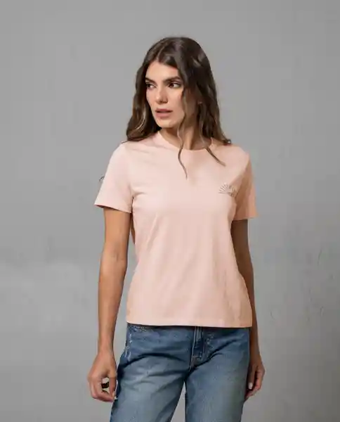 Camiseta Mujer Rosa Talla M 202G000 Rifle