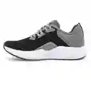 Croydon Tenis Viz Para Mujer Negro y Gris Talla 38