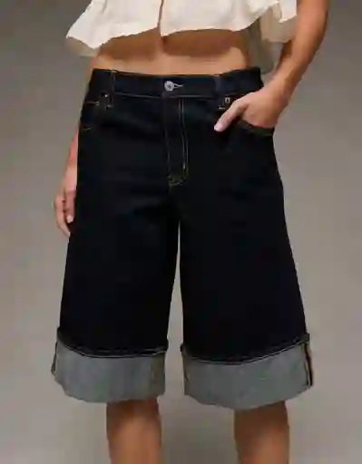 Short Mujer Azul Talla 10 8436458 American Eagle