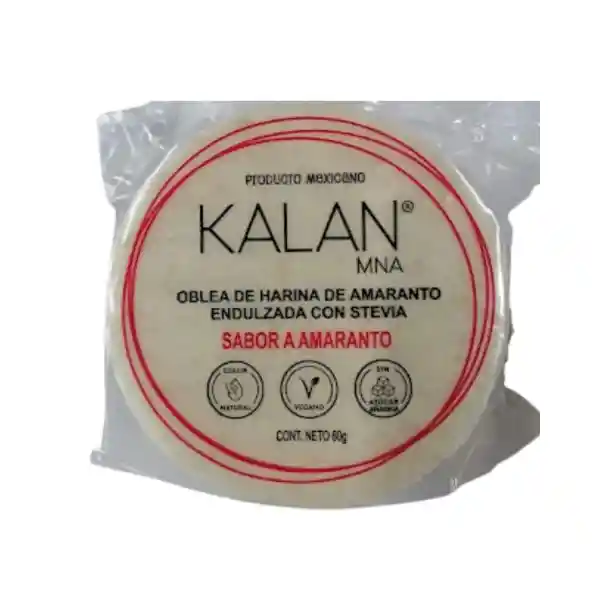 Kalan Oblea de Harina de Amaranto Arandano