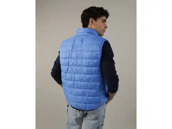 Chaleco Hombre Azul Rey Talla Large American Eagle