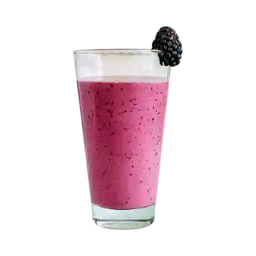 Jugo Natural de Mora en Leche