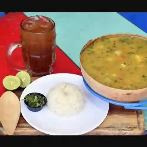 2x1 Sancocho Mondongo+ Arroz+ Bebida