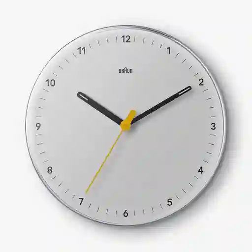 Braun Reloj de Pared Análogo Blanco