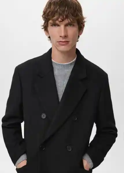 Abrigo Sarley Negro Talla S Hombre Mango