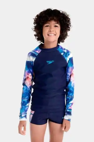 Camiseta Sunshine Shark in Space Junior Masculino T. 12 Speedo