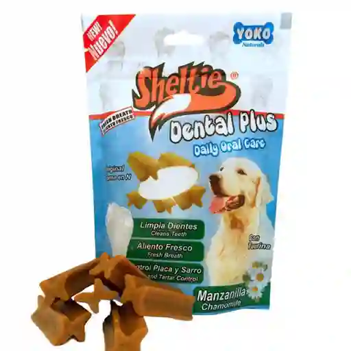 Sheltie Snack Dental Plus Manzanilla para Perro con Taurina