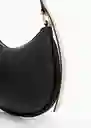 Bolso M Vico Negro Talla 99 Mujer Mango