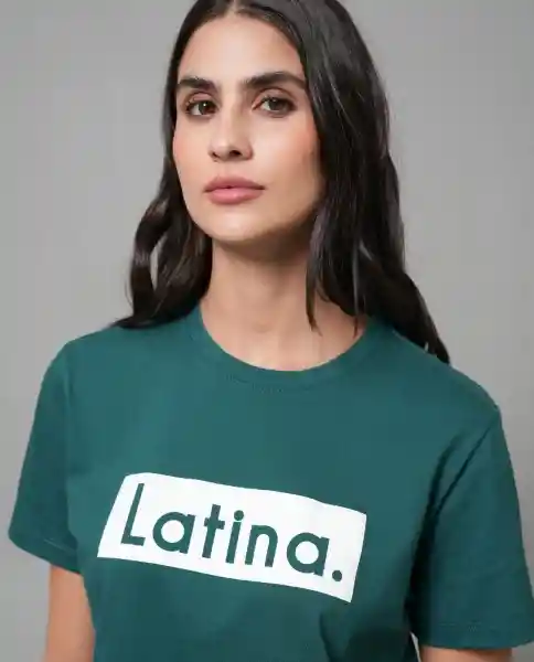 Camiseta Mujer Verde M 203G017_VER195414 Rifle