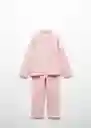 Pijama Finab Rosa Talla 71 Niña Mango