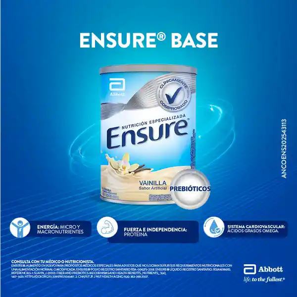 Ensure Vainilla Polvo