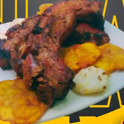 Panceta ahumada miel mostaza