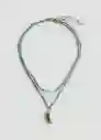 Collar Tessa Oro Talla 99 Mujer Mango