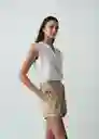 Camisa Zuzin Mujer Crudo Puro Claro Talla M 012G379 Naf Naf