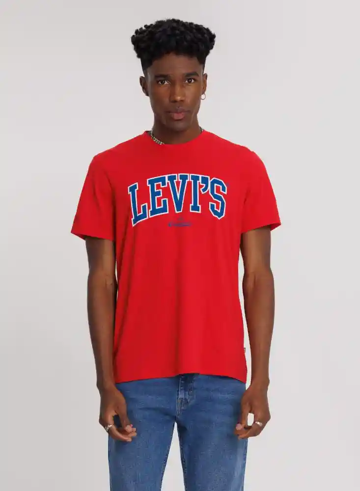 Levi'S Camiseta Manga Corta Rojo Talla XL