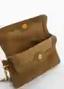 Bolso P Tory Tabaco Talla 99 Mujer Mango