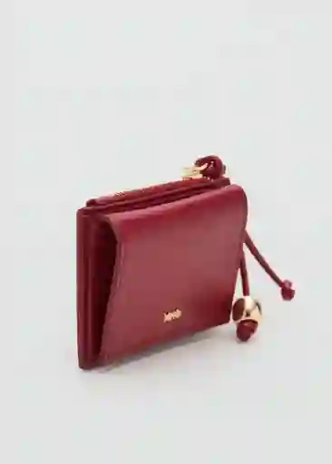 Monedero P Meti Burdeos Talla 99 Mujer Mango
